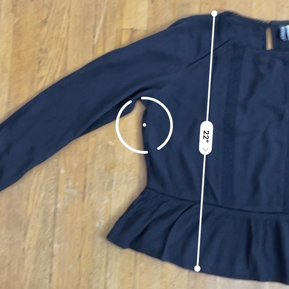 H&M Blouse with Lace Details- Size 10 - Picture 15 of 16